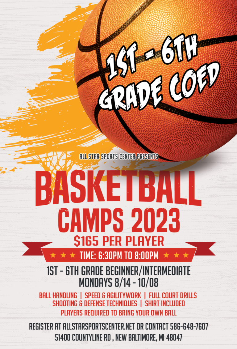 Basketball Camp Flyer Template